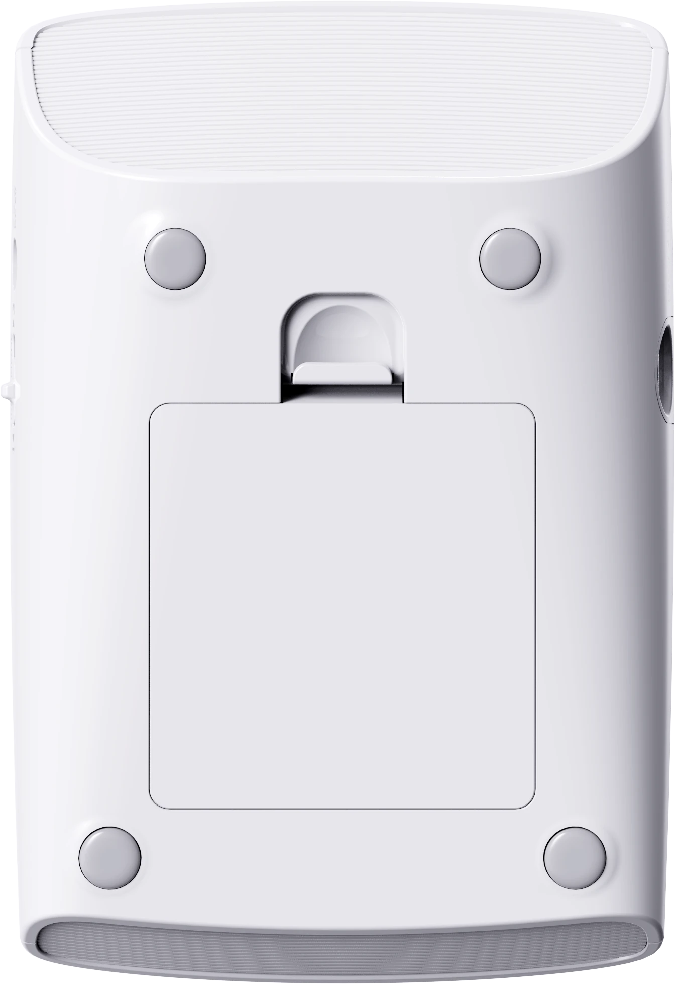 Underside and battery compartment of the BlackBox cellular weight scale